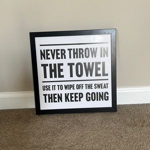Motivational sign perfect for college dorm